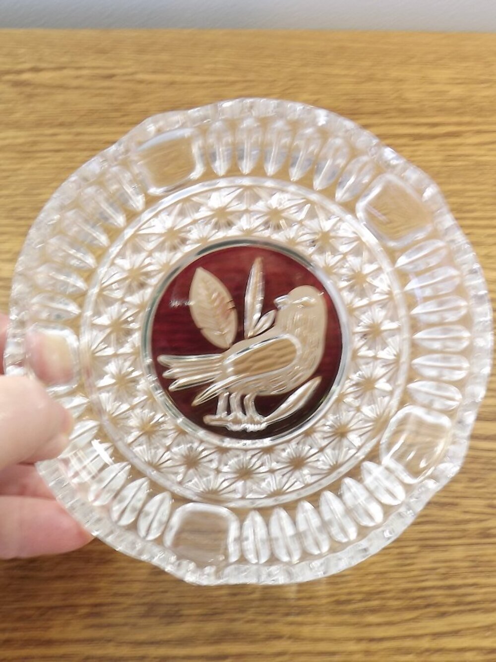 Hofbauer Kristall Trinket Dish from the Byrdes Collection West Germany